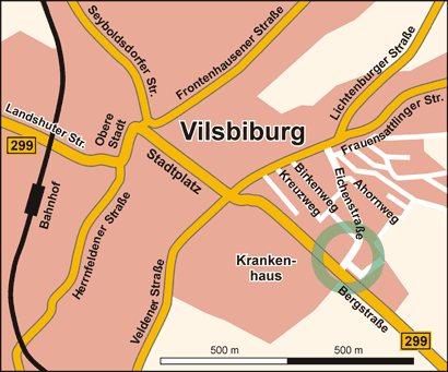 Detailkarte Vilsbiburg